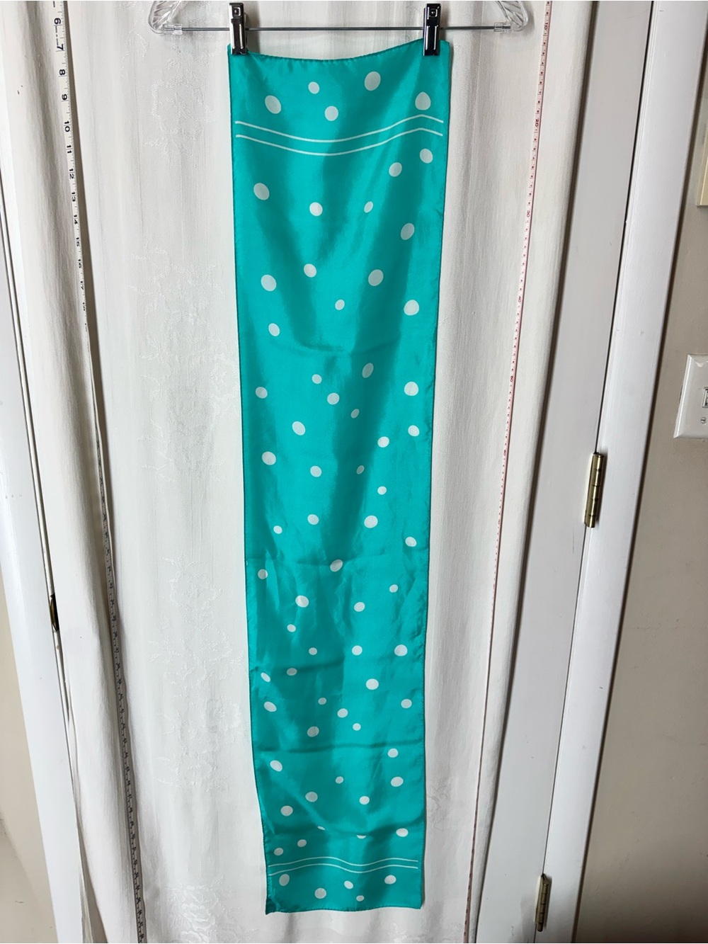Vintage Kajo Polka Dot Silk Scarf